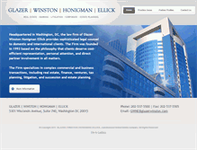 Tablet Screenshot of glazerwinston.com